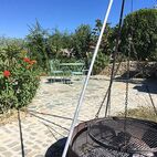 Grillstelle und Sitzplatz mit Ausblick